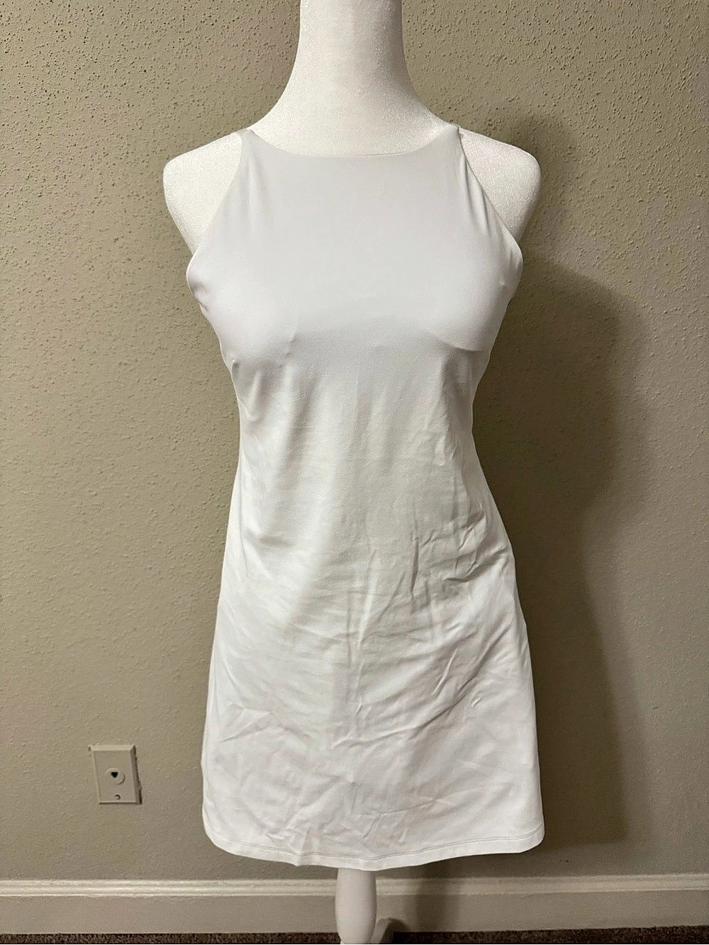 lululemon Align High-Neck Dress White Mini Size 8